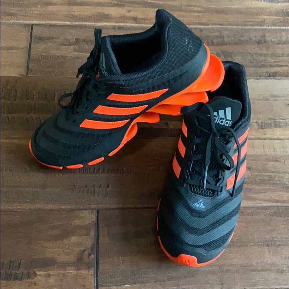 Adidas Springblade youth running black and orange